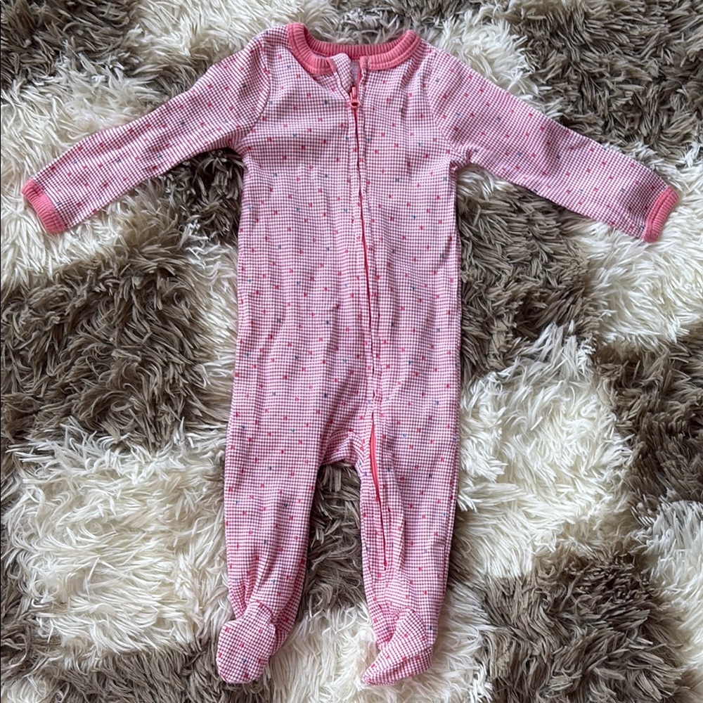 Pink Footies One Piece with Soft Texture